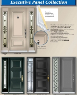 Entry Doors Executive Panel Collection